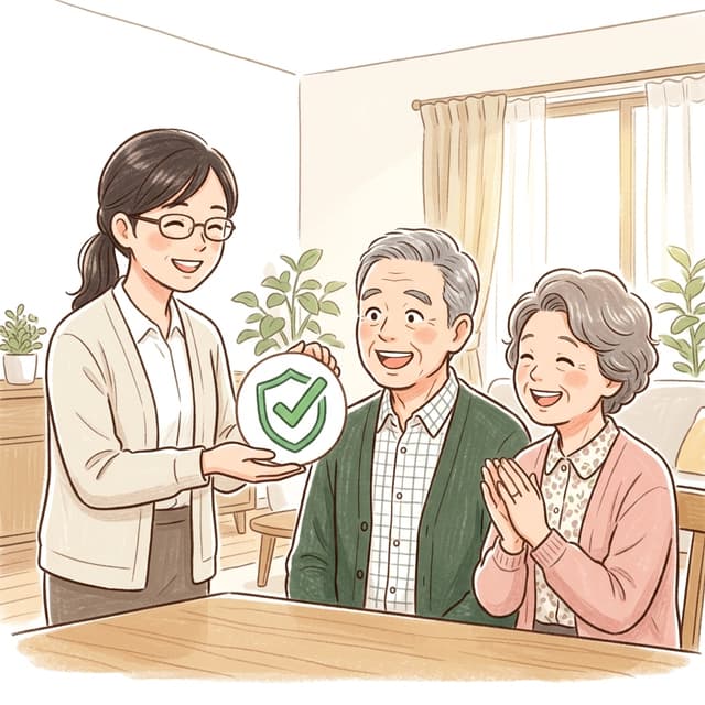 専任エージェントによる無料サポートを示す温かみのあるイラスト